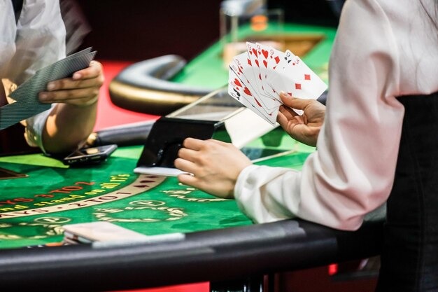 Baccarat table layout on jitutogel Pretty Gaming with live dealer